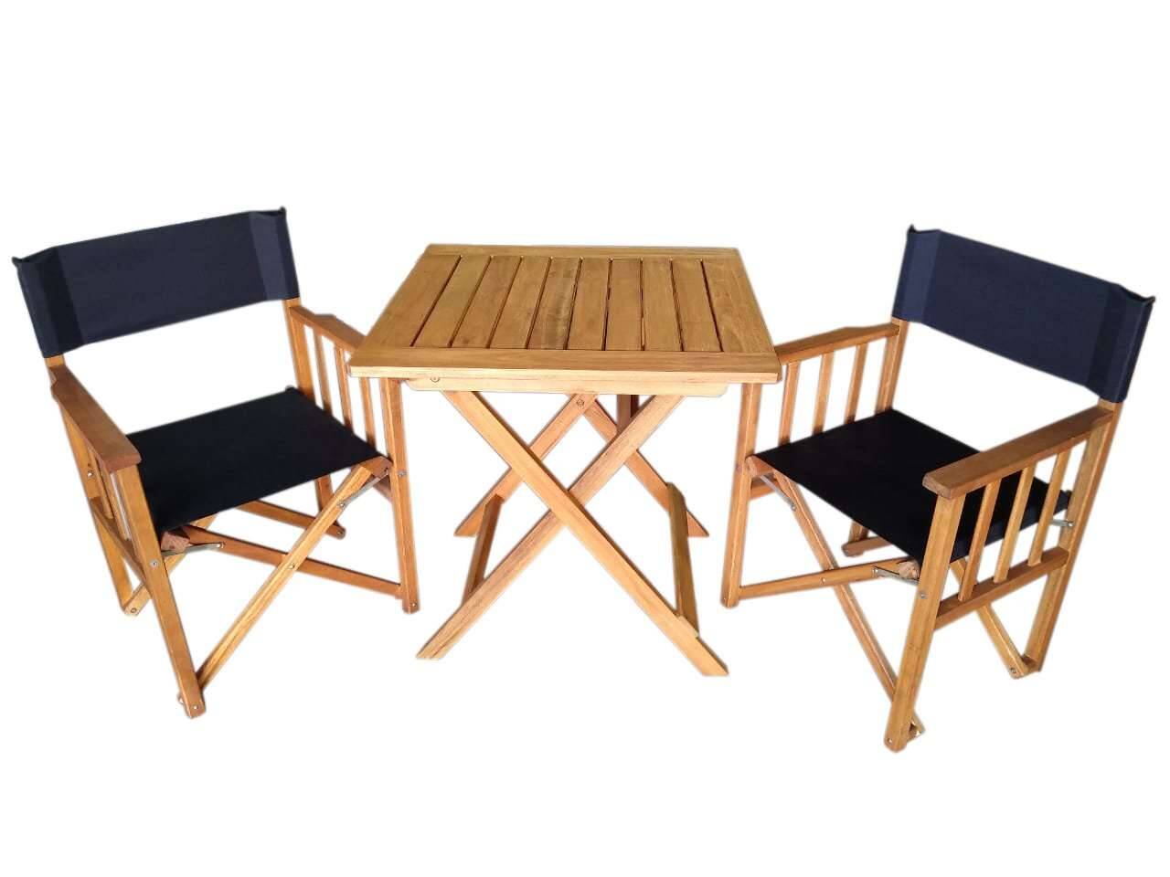 Juego de Mesa y Dos Sillones Director Impregnante | Fabrica de muebles | Forestry | Muebles de Exterior Juego de Mesa y Dos Sillones Director Impregnante